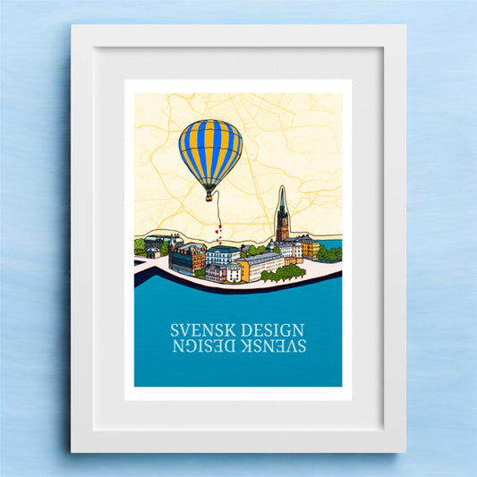 Sveriges hjärta 40x50cm