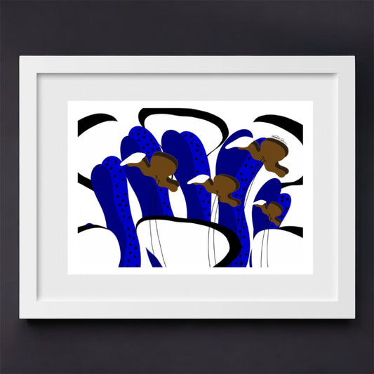 Fantasifågelns väg 40x50cm