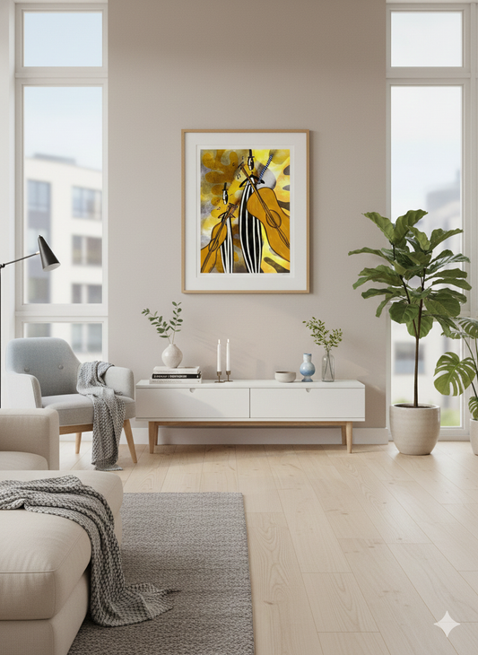 Galjé musikant 40x50cm