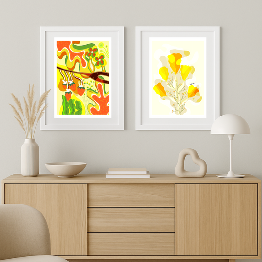 Jordgubbslandet 40x50cm