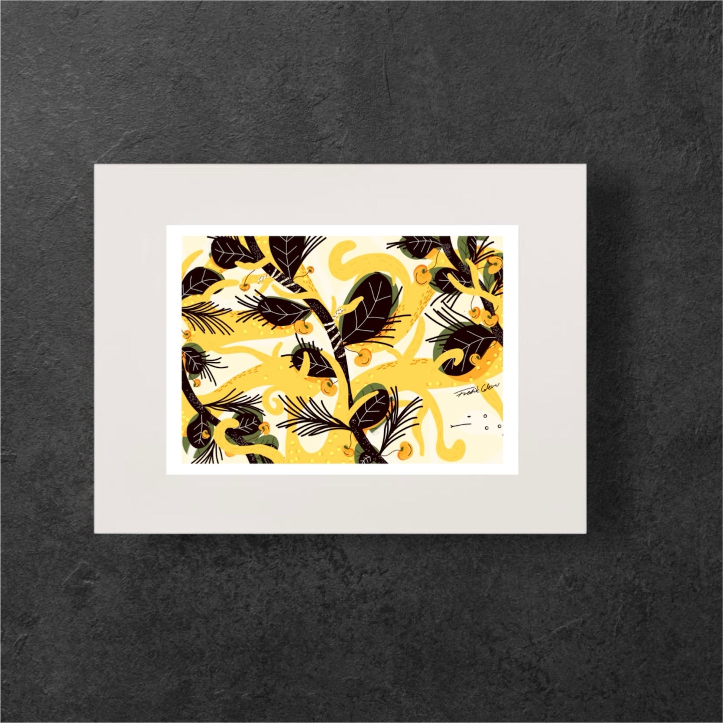 Ormens glada frukt 40x50cm