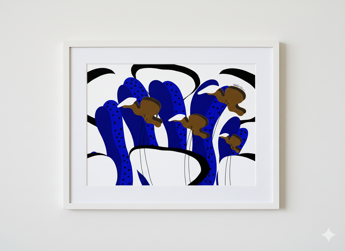 Fantasifågelns väg 40x50cm