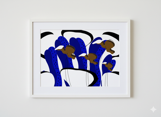 Fantasy birds 40x50cm