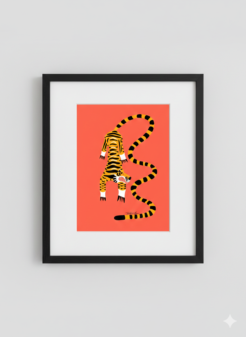 Långsvansad Tiger