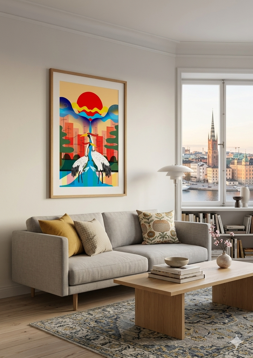 Harmoni i två 40x50cm