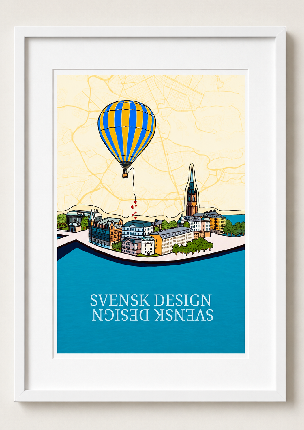 Stockholm love 40x50cm