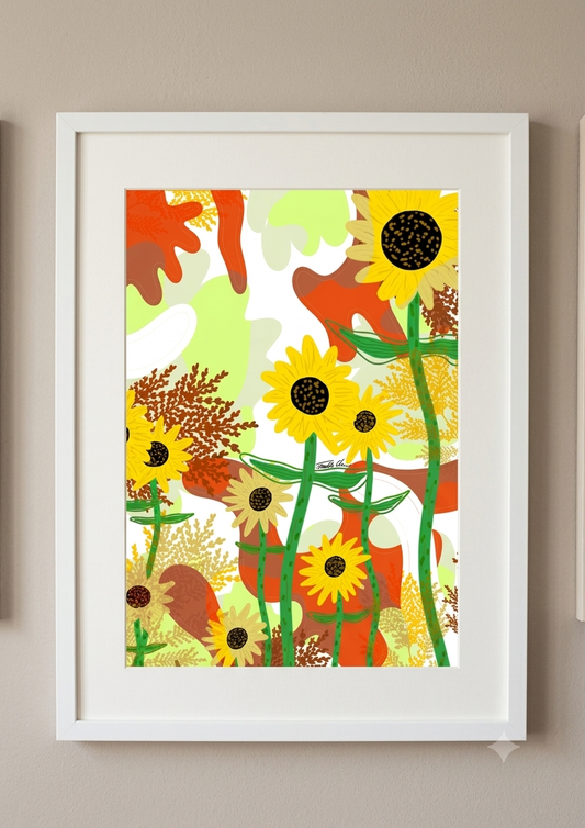 Sunflower land 40x50cm