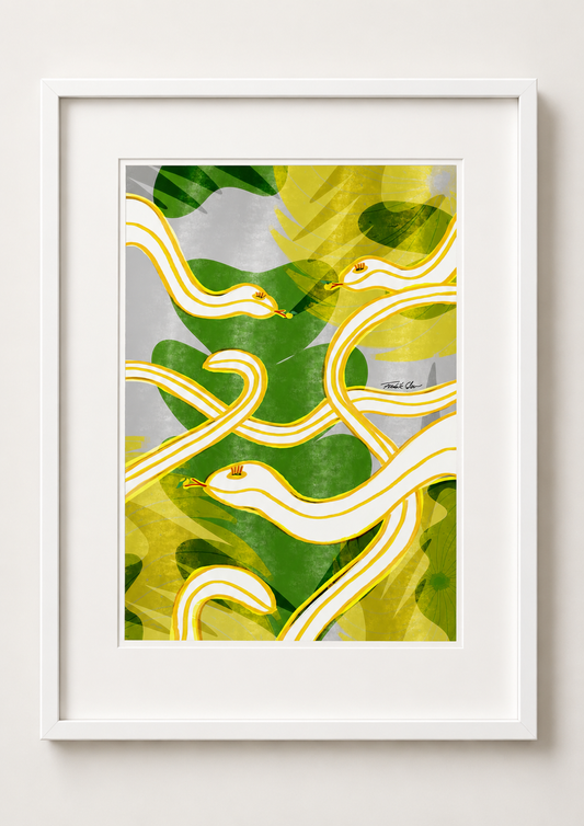 Banana snake 40x50cm