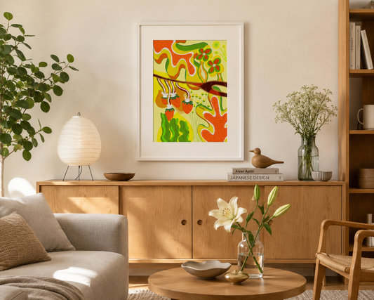 Strawberry land 40x50cm